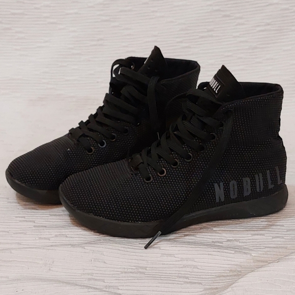 NOBULL Black High-Top Sneakers Size 7 - Picture 3 of 11